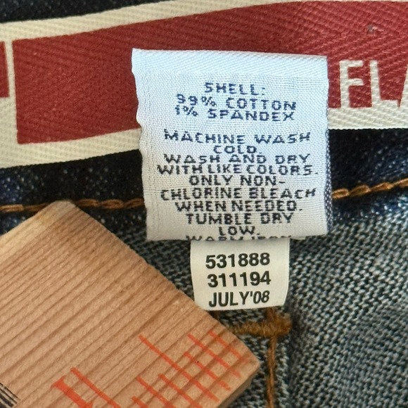 Gap Jeans Women's Size 12 Long Blue Curvy Low Rise Dark Wash Bootcut Y2K Casual - Picture 8 of 12